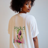 T-shirt graphique à poche surdimensionnée
