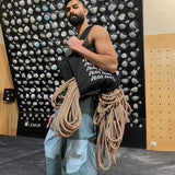 Multi-Pocket Rope/Yoga Tote - Beige