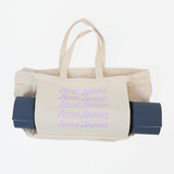 Multi-Pocket Rope/Yoga Tote - Beige